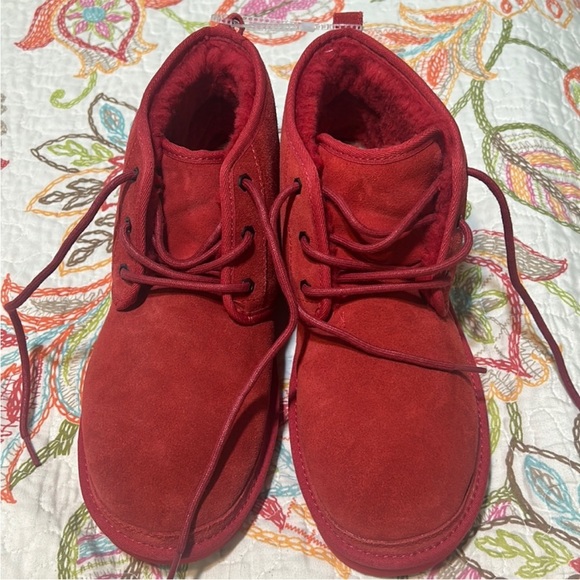 Ugg Outlet Ugg Takashimaya Mens UGG Neumel Boot Samba Red Suede